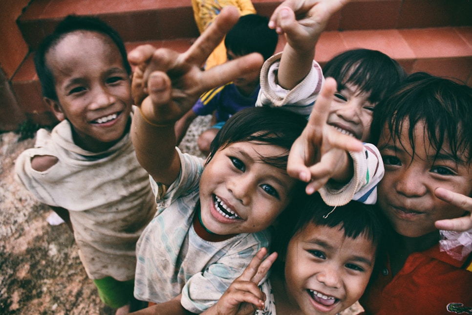 Enfants souriants